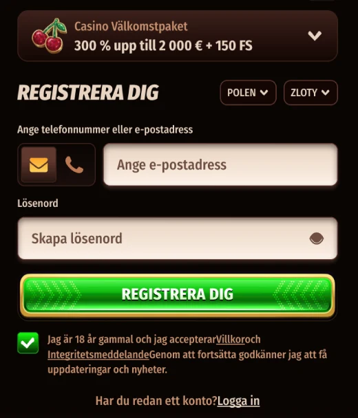 Registrering